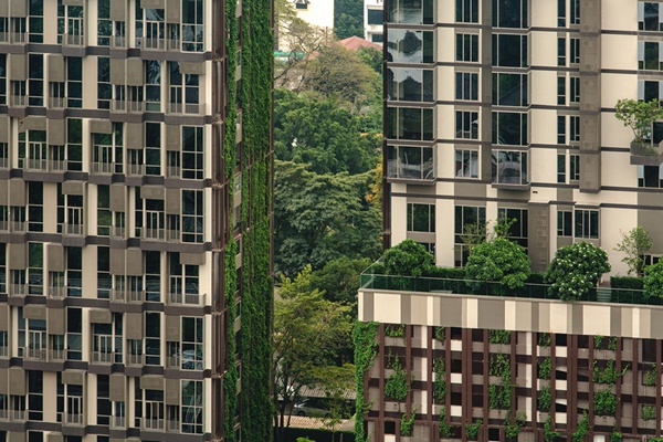 泰國-素坤逸路38號立體綠化景觀