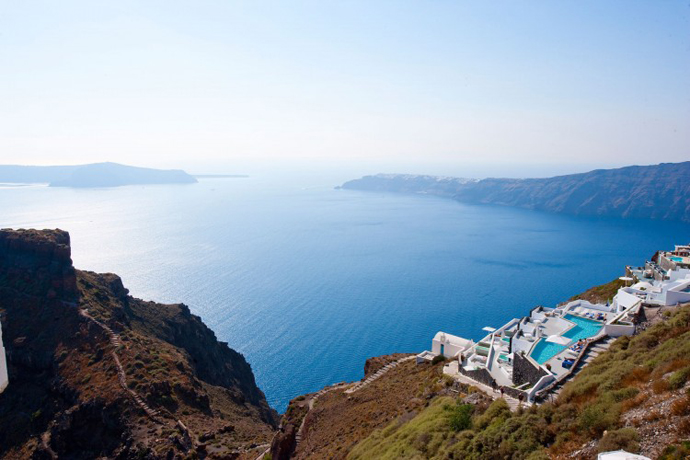 懸崖上的天堂-希臘Santorini Grace 酒店設計 