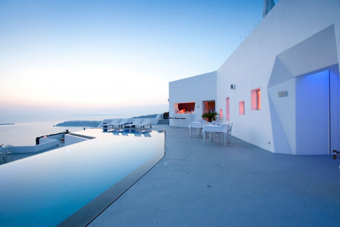 懸崖上的天堂-希臘Santorini Grace 酒店設計 