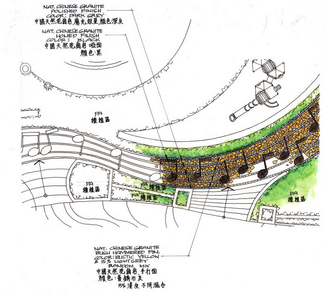貝爾高林-東堤灣景觀規劃設計手繪方案