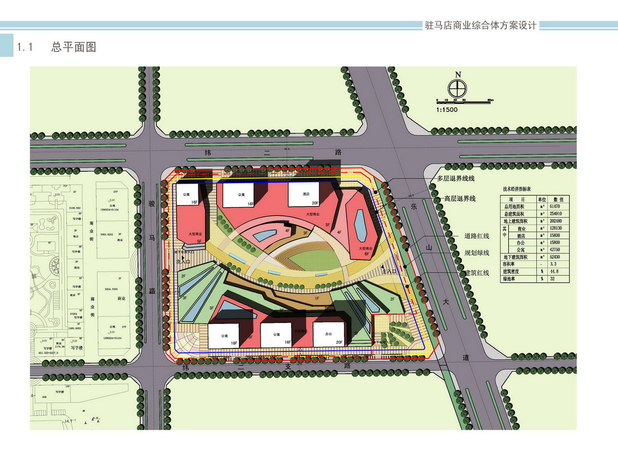 河南駐馬店商業綜合體概念設計