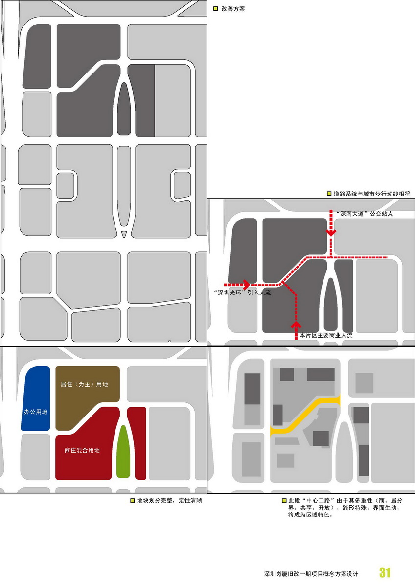 深圳崗廈舊改一期項目概念方案設(shè)計