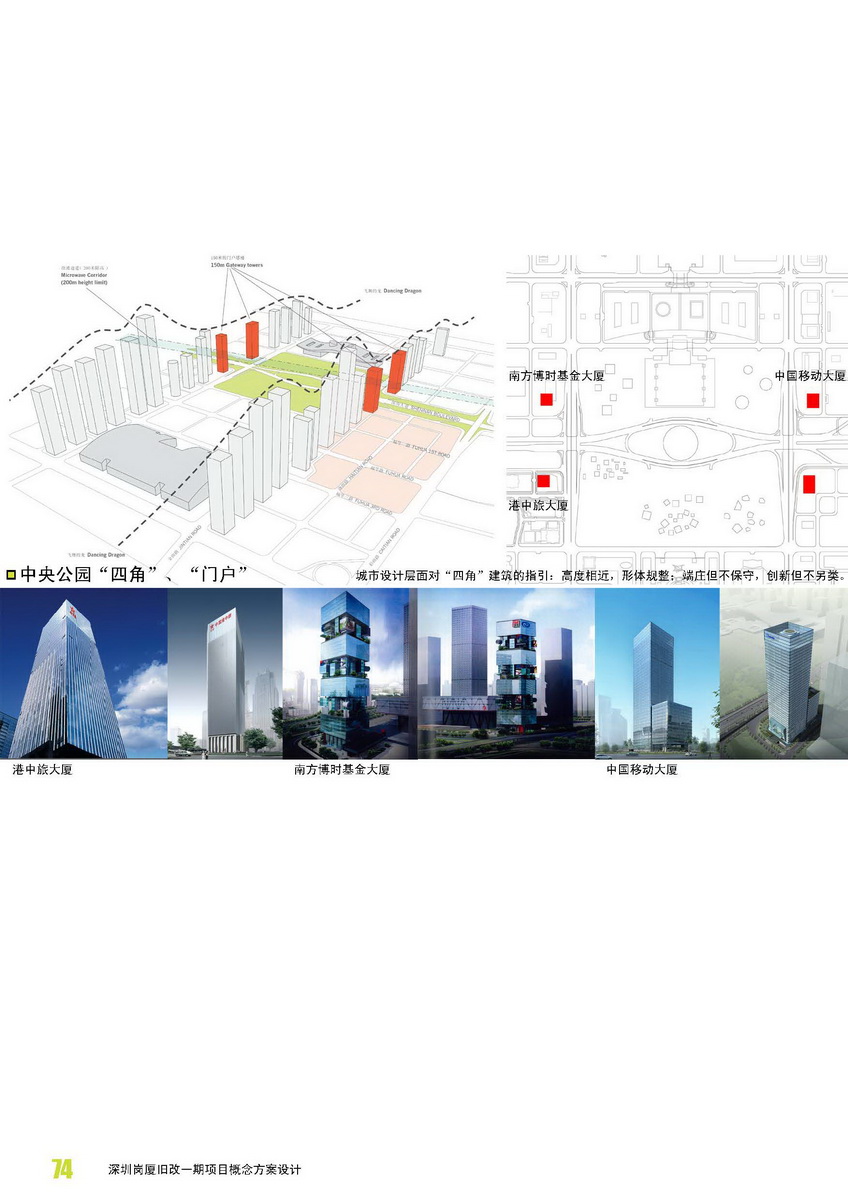 深圳崗廈舊改一期項目概念方案設(shè)計