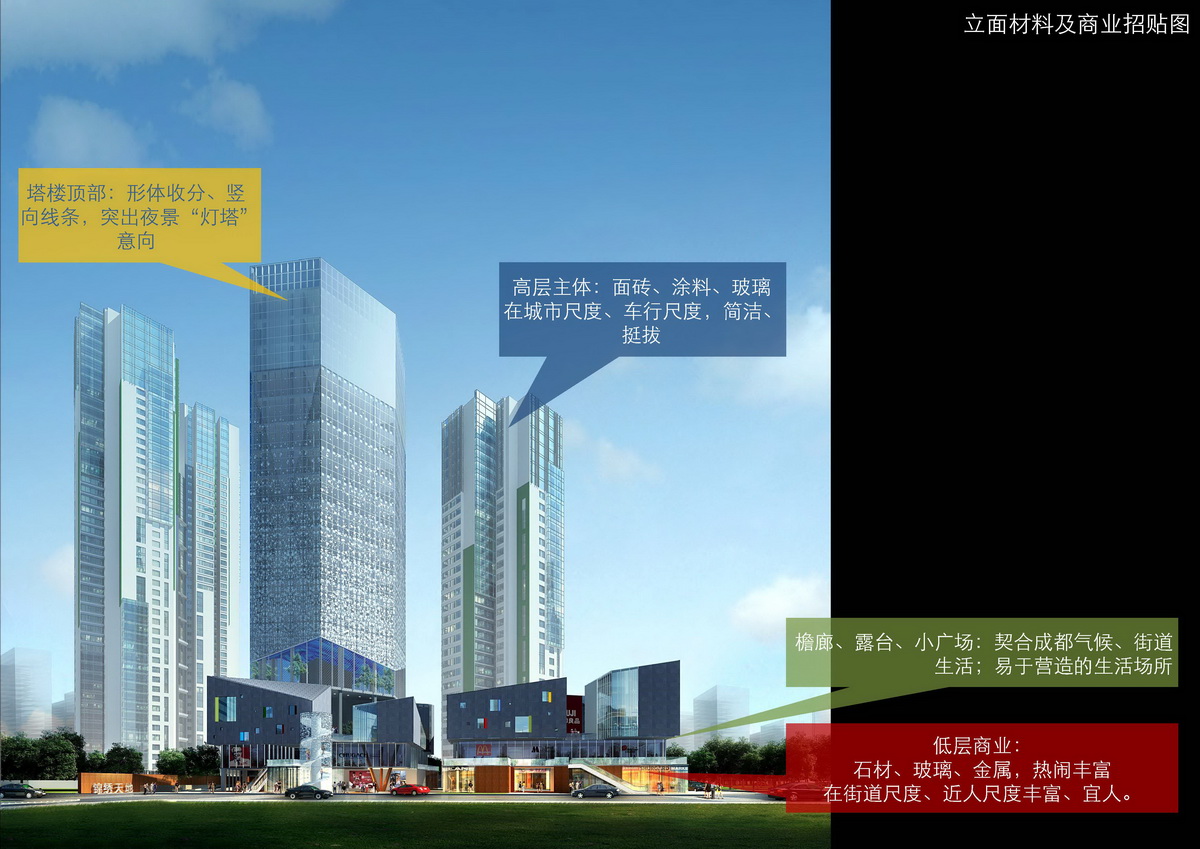 成都小龍橋項目建筑設計方案