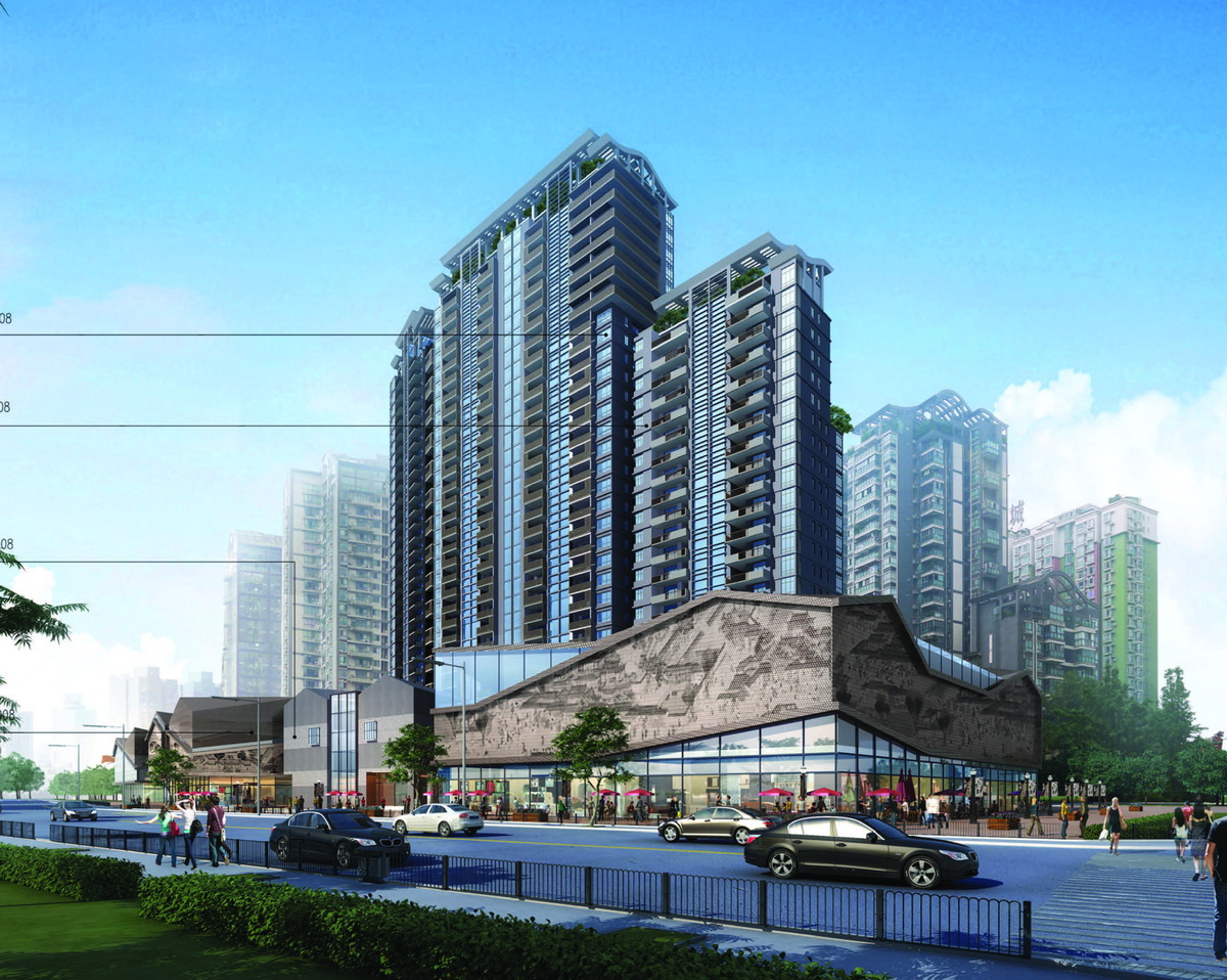 成都市錦都五期商業住宅建筑方案