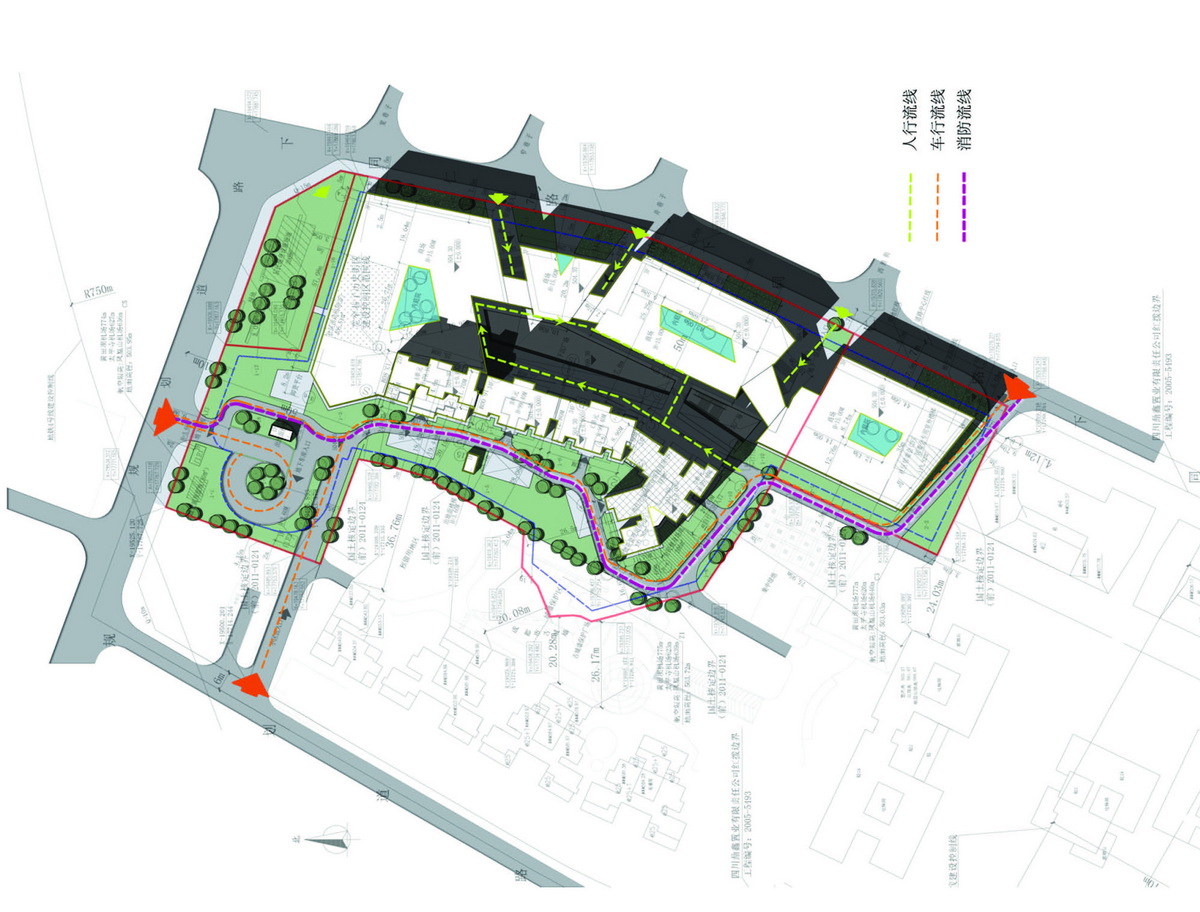 成都市錦都五期商業住宅建筑方案