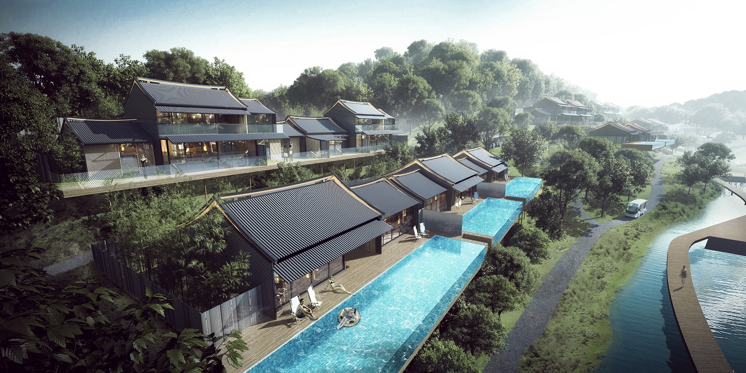 珠海橫琴天湖嶺南風格度假酒店