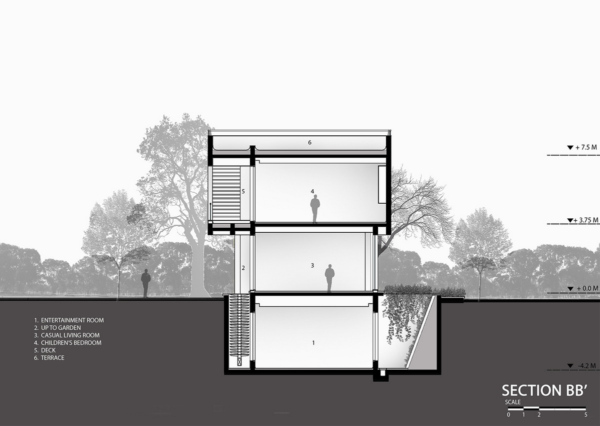 印度Abhyuday住宅-線條與幾何造型結合的建筑