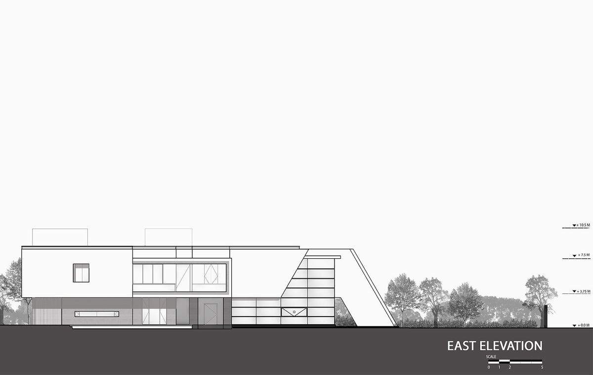印度Abhyuday住宅-線條與幾何造型結合的建筑