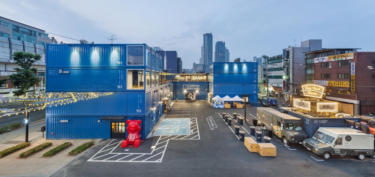 韓國首爾Common Ground“集裝箱”商業建筑