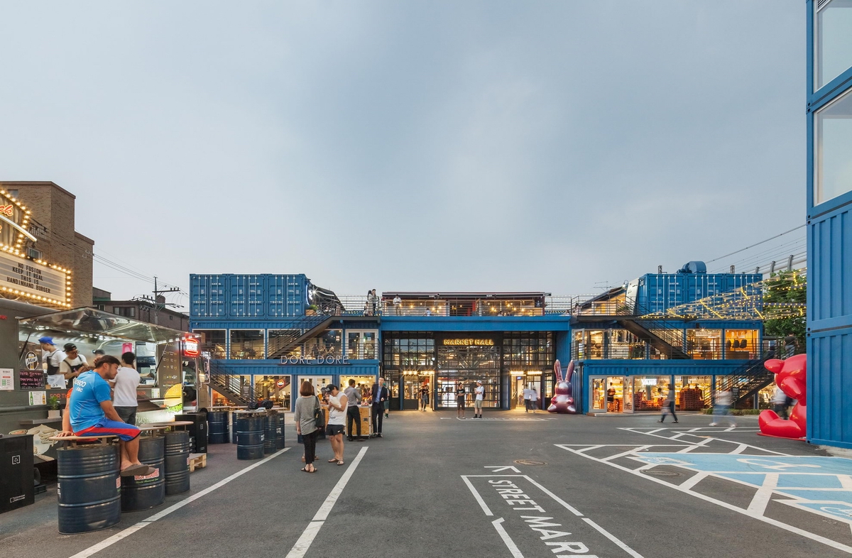 韓國首爾Common Ground“集裝箱”商業建筑