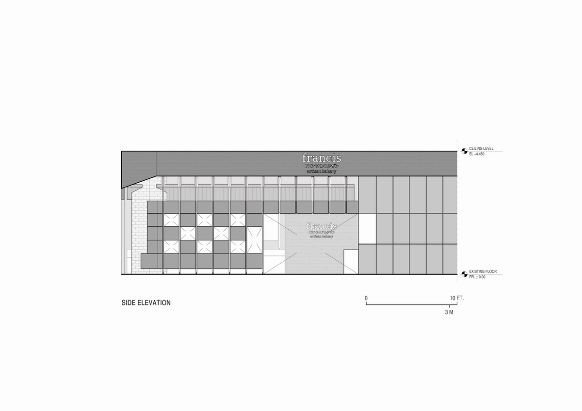 印尼雅加達面包烘焙店室內設計