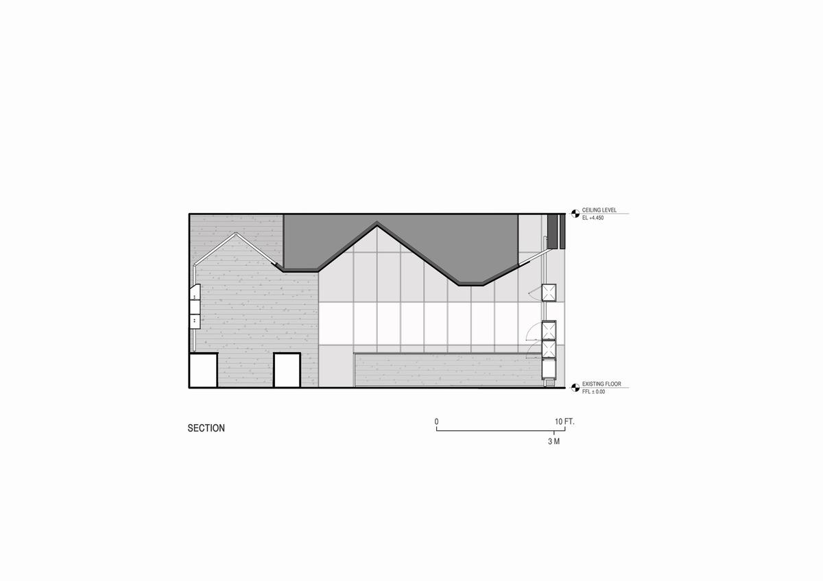 印尼雅加達面包烘焙店室內設計