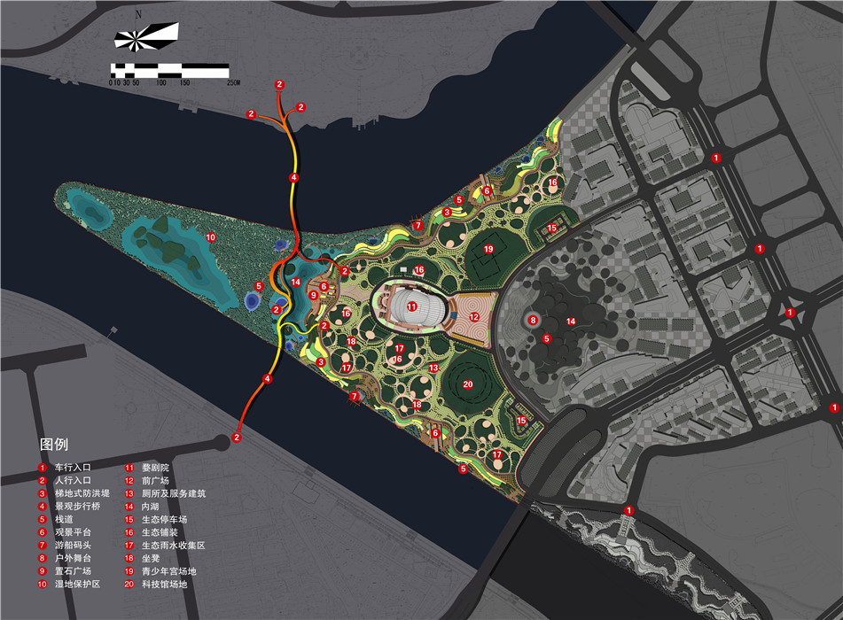 浙江金華燕尾洲濕地公園