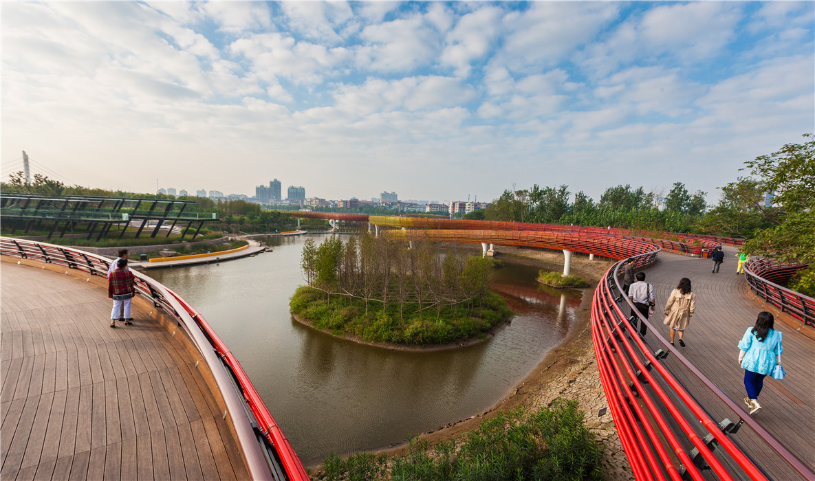 浙江金華燕尾洲濕地公園