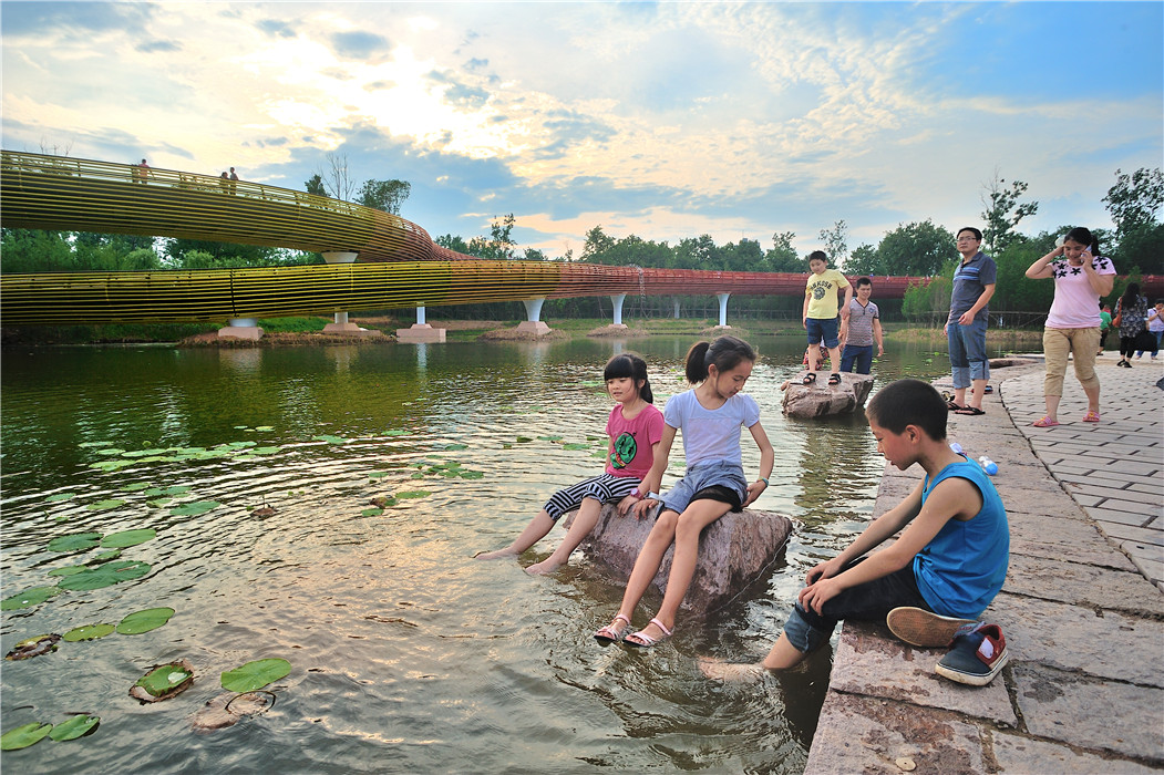 浙江金華燕尾洲濕地公園