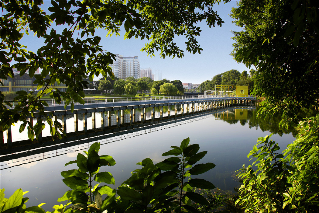 中山岐江公園-棧橋式親水生態湖岸