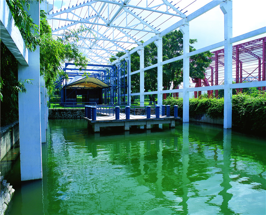 中山岐江公園-棧橋式親水生態湖岸