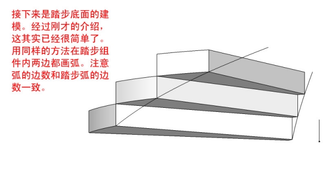 SU旋轉樓梯建模教程