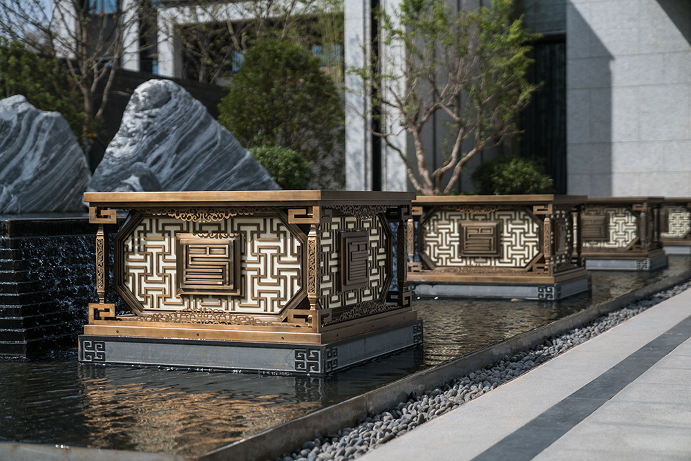 泰禾南昌院子售樓部景觀-三進(jìn)進(jìn)制