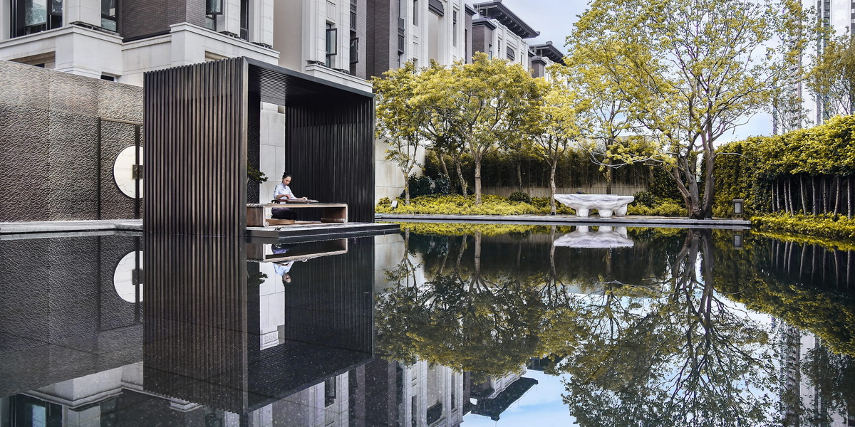 東莞中海云麓公館展示區(qū)景觀